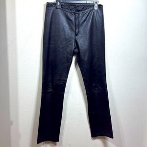 (Q5) Custom made leather pants size 4
